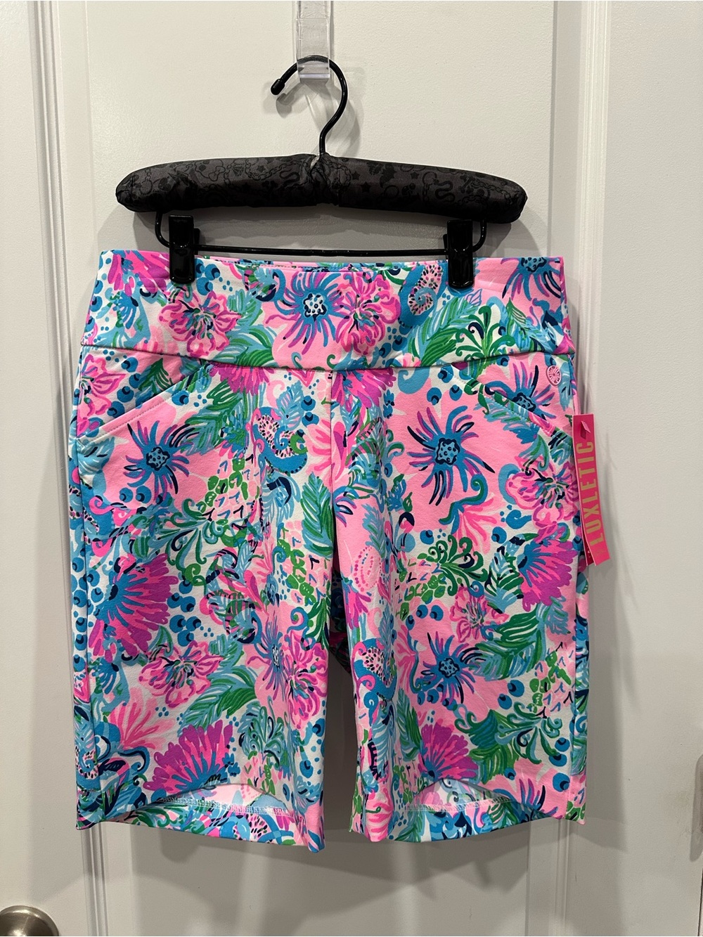 Lilly Pulitzer Pink Multi Floral Bermuda Shorts